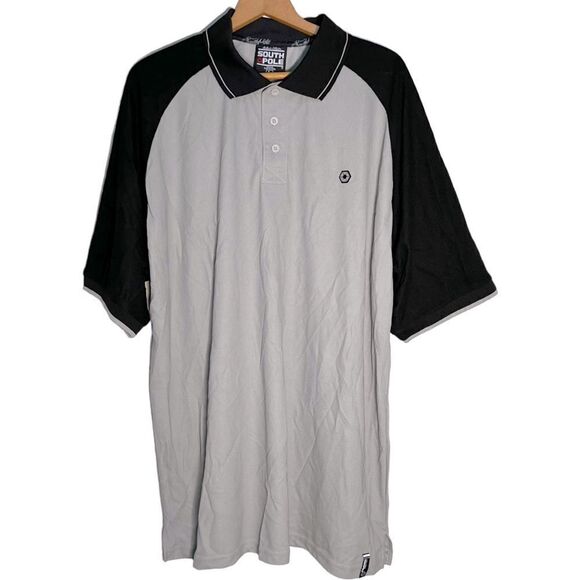 SOUTH POLE Shirt, Gray/Black NWT Size L - Picture 1 of 6
